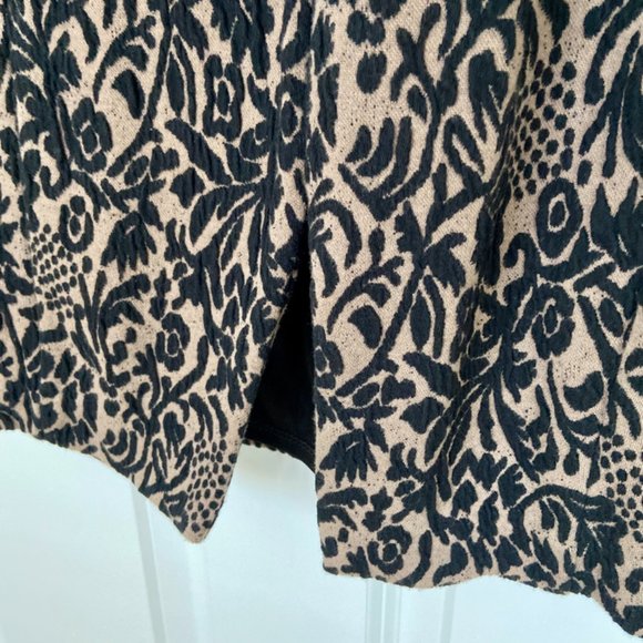 Eva Mendes by New York & Co. Black & Tan Fall/Winter Cocktail Dress [8] - Picture 6 of 8